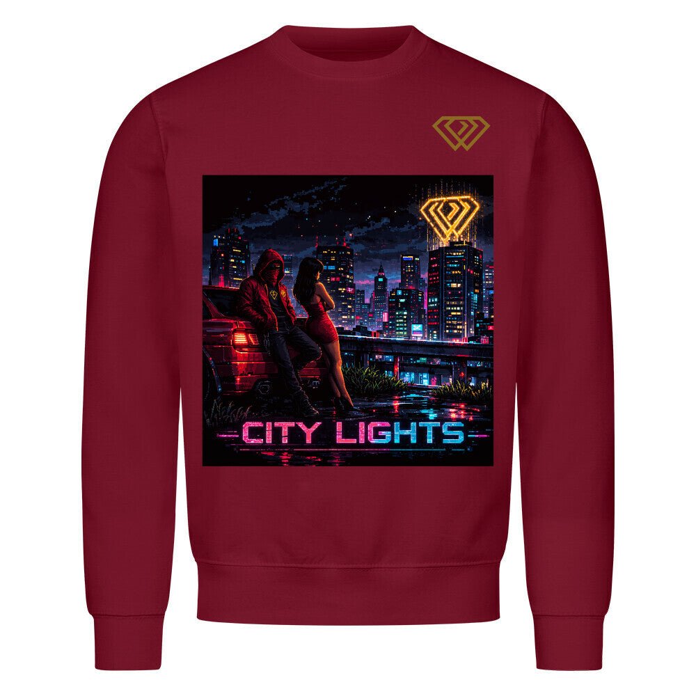Streetwear Sweatshirt Unisex – CITY LIGHTS (HD01) - Hustler Design
