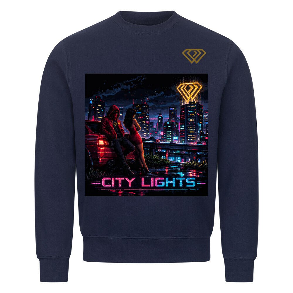 Streetwear Sweatshirt Unisex – CITY LIGHTS (HD01) - Hustler Design