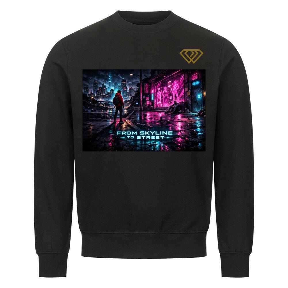 Streetwear Sweatshirt Unisex – FROM SKYLINE TO STREET 01 (HD01) - Hustler Design