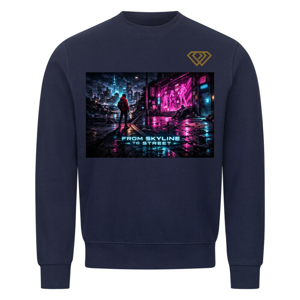 Streetwear Sweatshirt Unisex – FROM SKYLINE TO STREET 01 (HD01) - Hustler Design