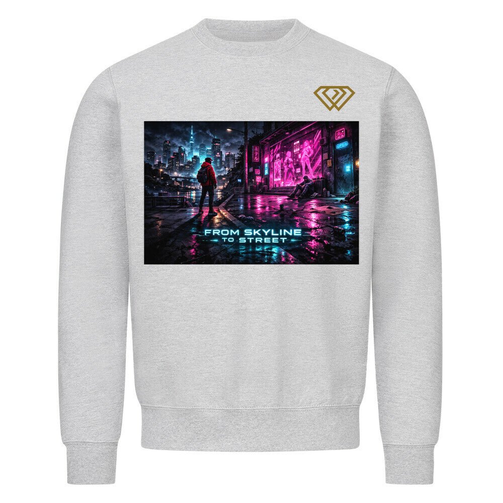Streetwear Sweatshirt Unisex – FROM SKYLINE TO STREET 01 (HD01) - Hustler Design