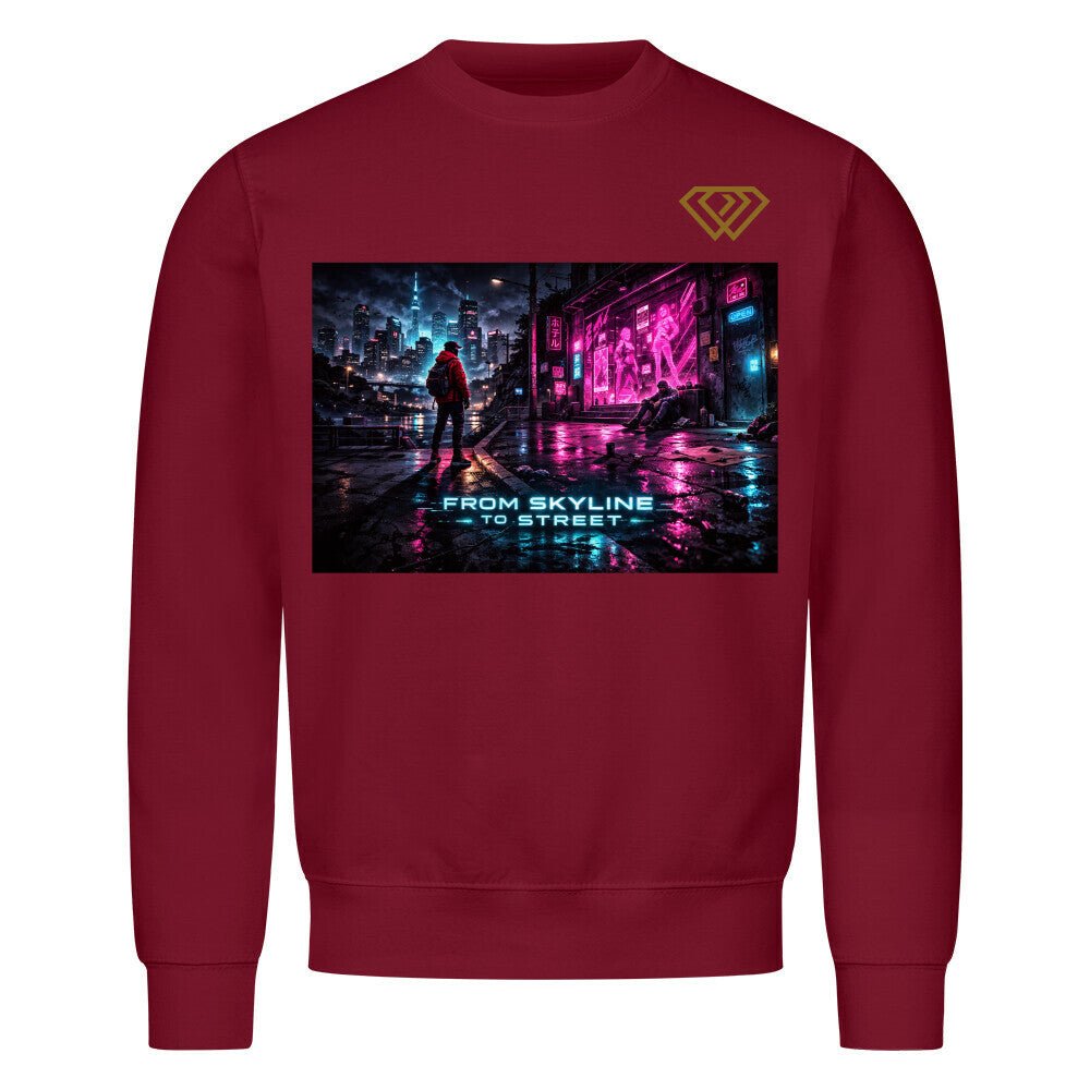 Streetwear Sweatshirt Unisex – FROM SKYLINE TO STREET 01 (HD01) - Hustler Design