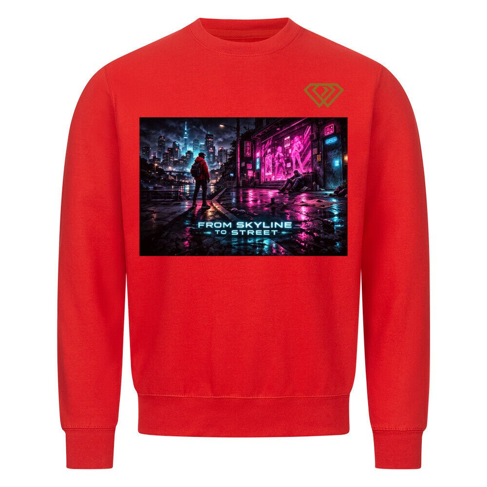 Streetwear Sweatshirt Unisex – FROM SKYLINE TO STREET 01 (HD01) - Hustler Design