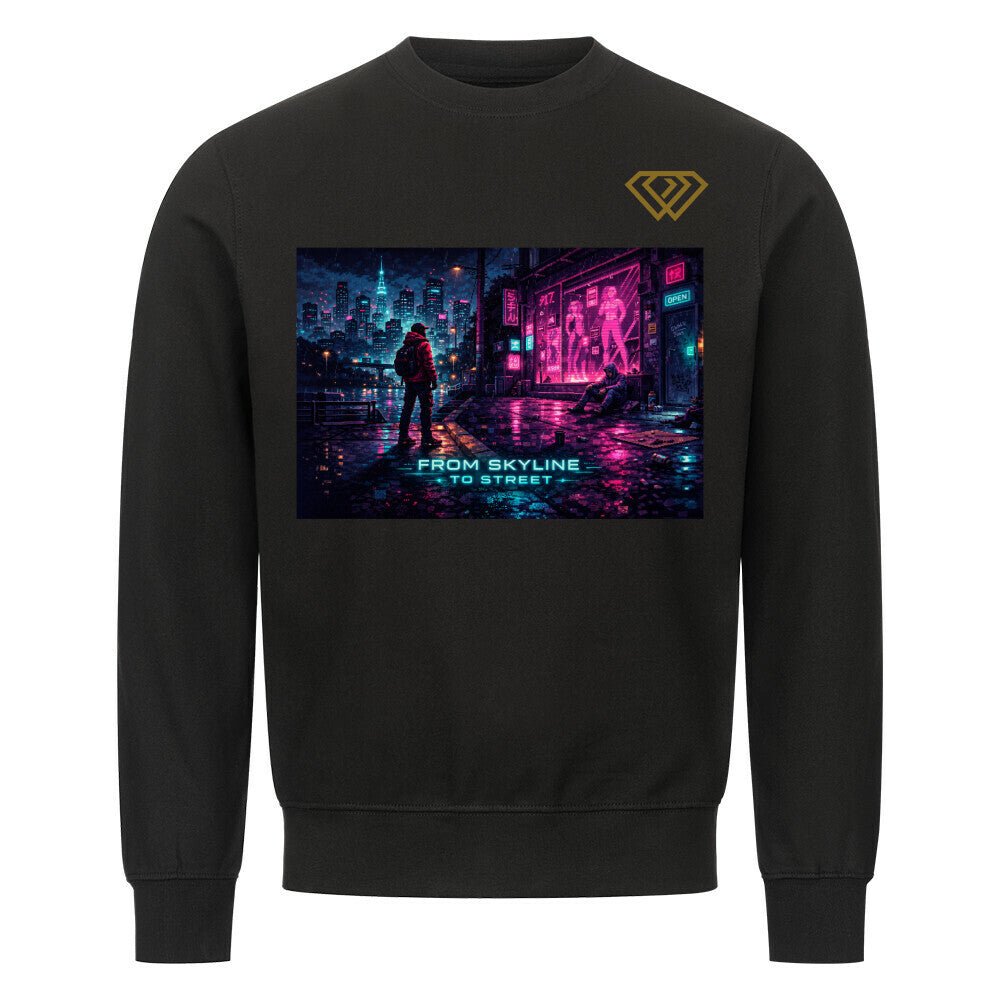 Streetwear Sweatshirt Unisex – FROM SKYLINE TO STREET (HD01) - Hustler Design