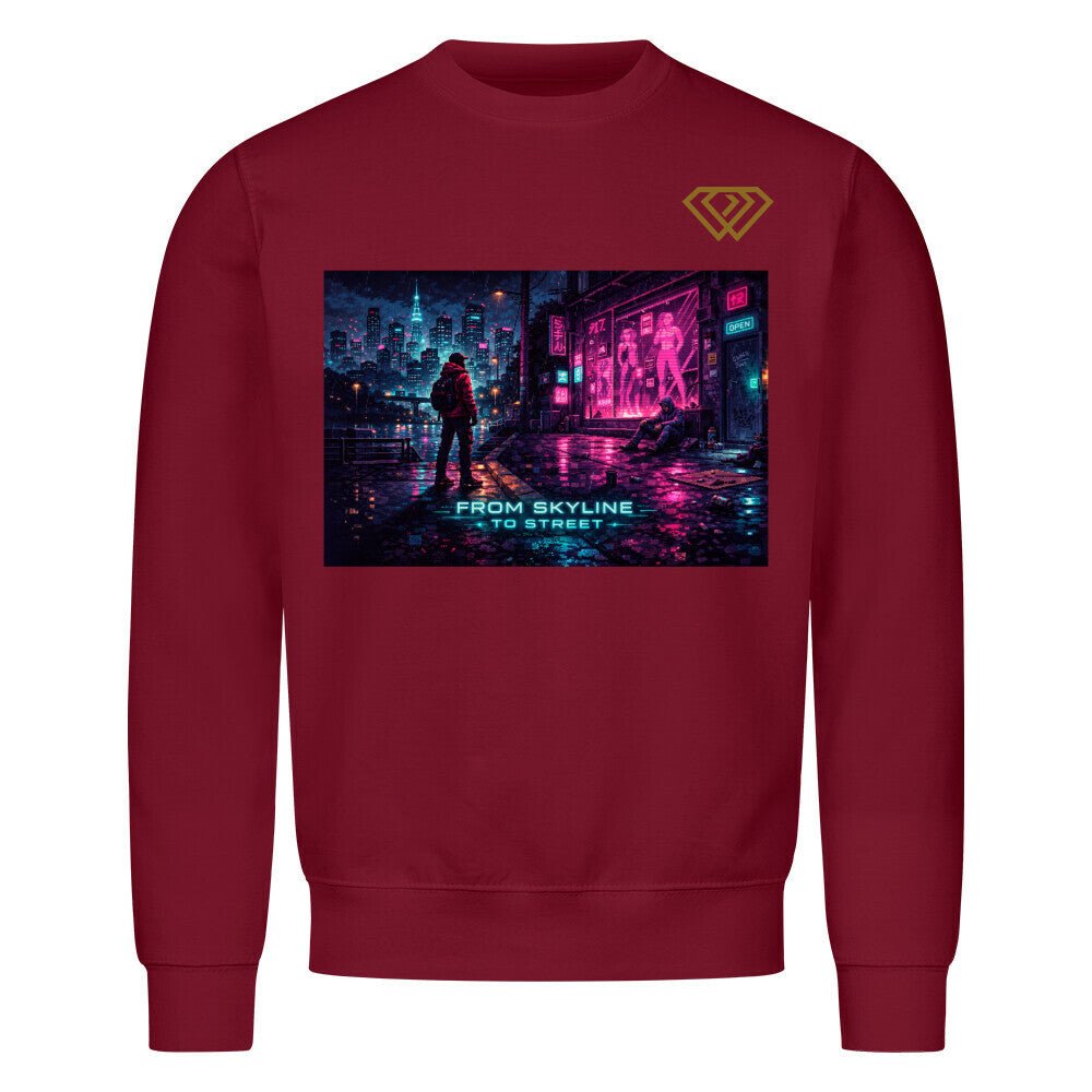 Streetwear Sweatshirt Unisex – FROM SKYLINE TO STREET (HD01) - Hustler Design