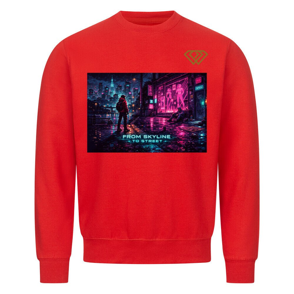 Streetwear Sweatshirt Unisex – FROM SKYLINE TO STREET (HD01) - Hustler Design
