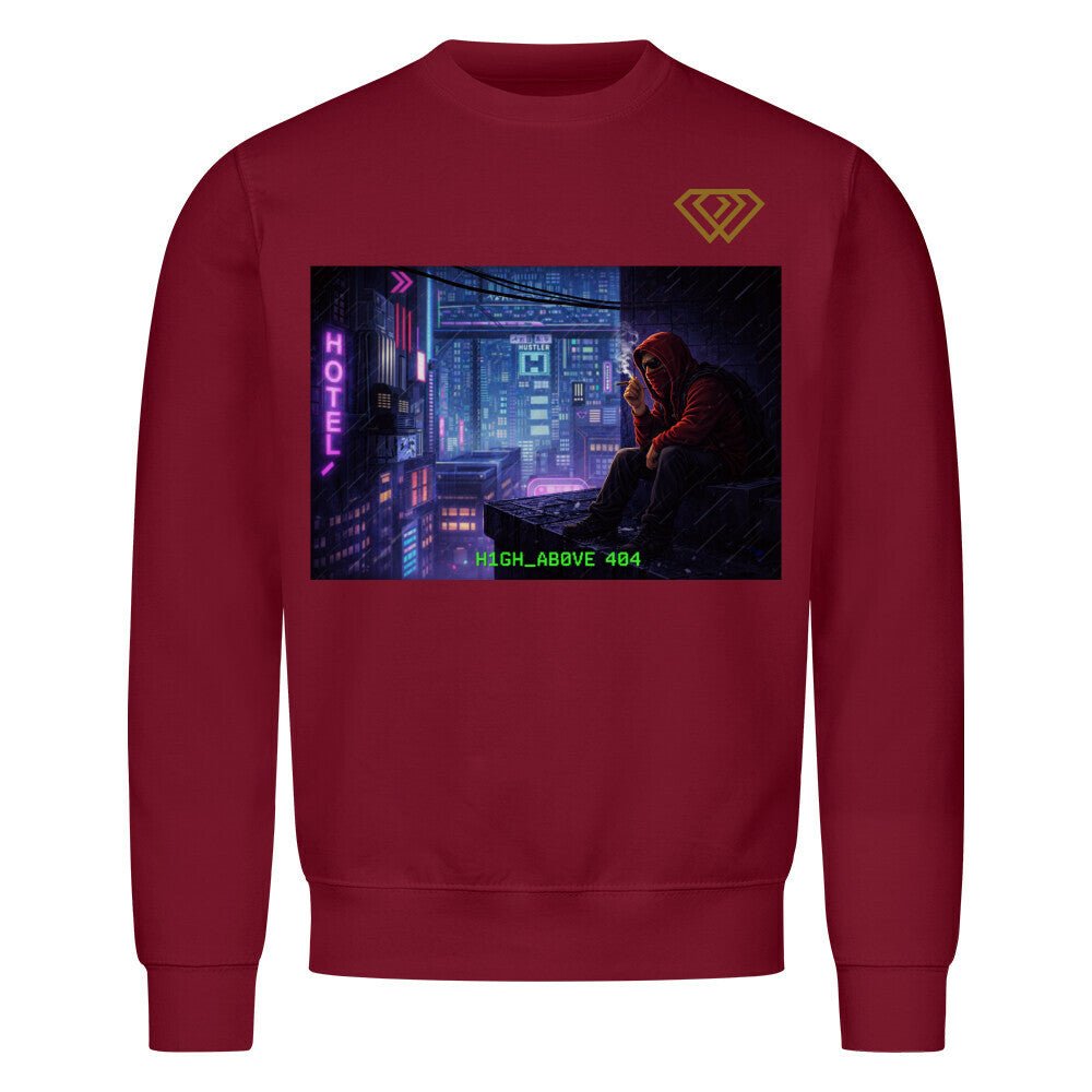 Streetwear Sweatshirt Unisex – HIGH_ABOVE 404 (HD01) - Hustler Design