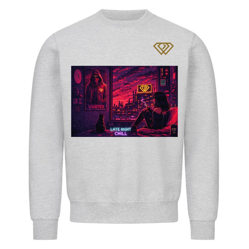 Streetwear Sweatshirt Unisex – LATE NIGHT CHILL (HD01) - Hustler Design