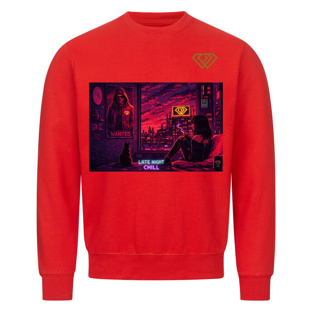 Streetwear Sweatshirt Unisex – LATE NIGHT CHILL (HD01) - Hustler Design
