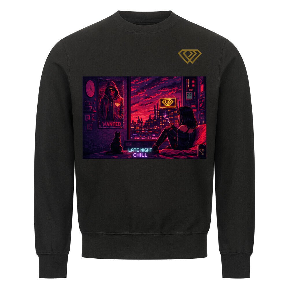 Streetwear Sweatshirt Unisex – LATE NIGHT CHILL (HD01) - Hustler Design