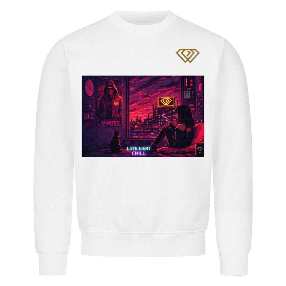 Streetwear Sweatshirt Unisex – LATE NIGHT CHILL (HD01) - Hustler Design