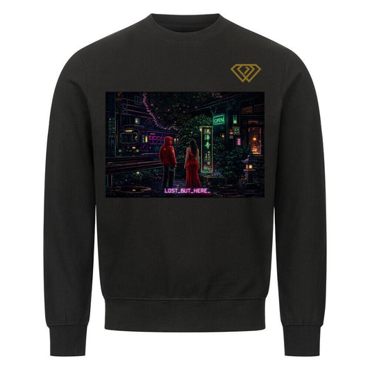 Streetwear Sweatshirt Unisex – LOST_BUT_HERE_ (HD01) - Hustler Design