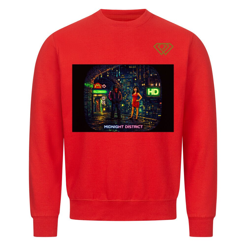 Streetwear Sweatshirt Unisex – MIDNIGHT DISTRICT (HD01) - Hustler Design