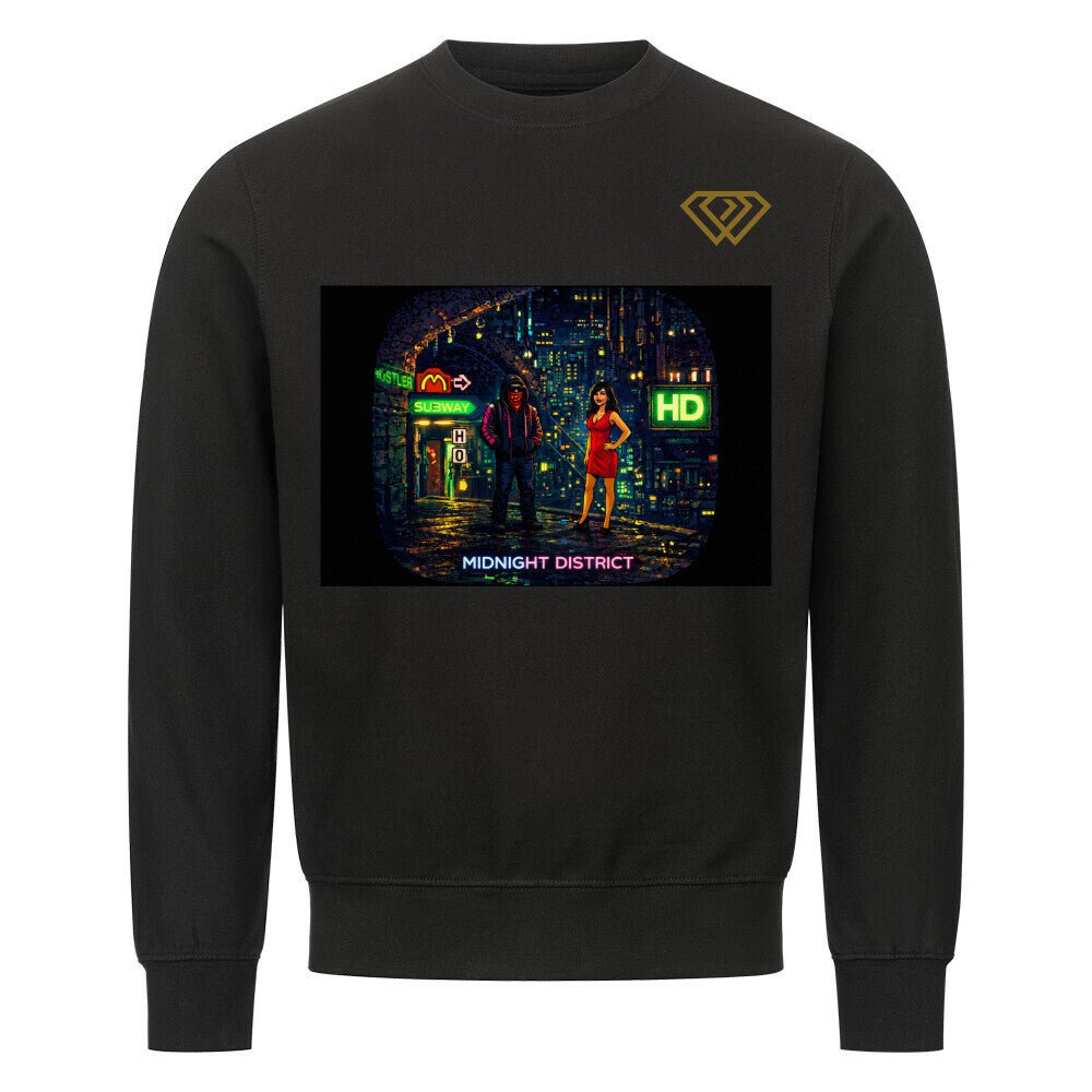 Streetwear Sweatshirt Unisex – MIDNIGHT DISTRICT (HD01) - Hustler Design
