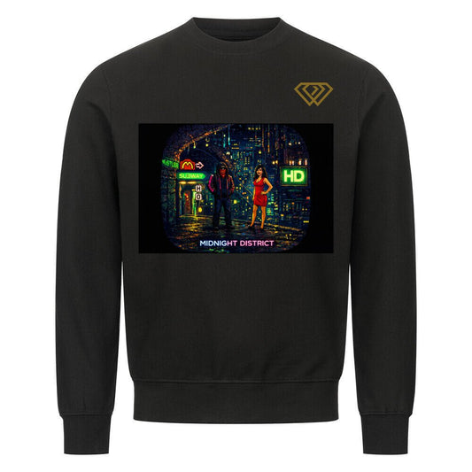 Streetwear Sweatshirt Unisex – MIDNIGHT DISTRICT (HD01) - Hustler Design