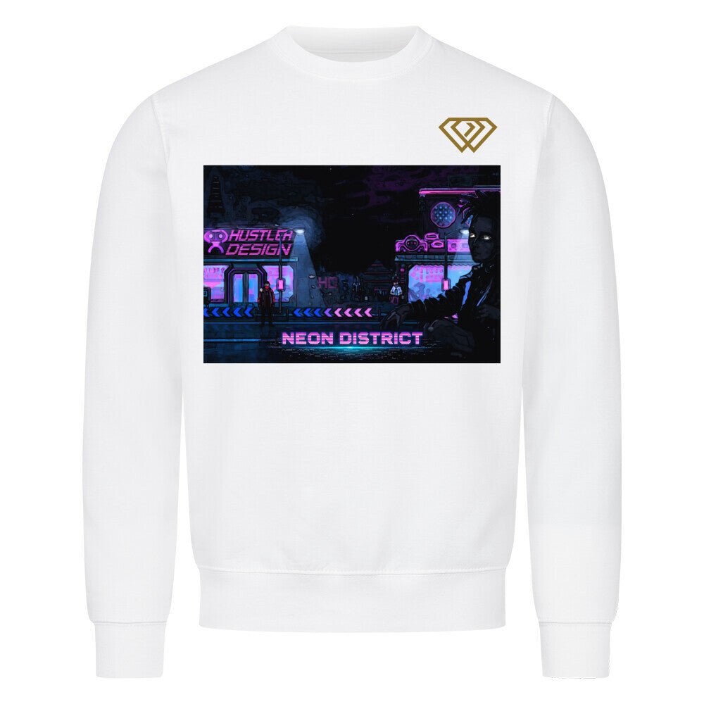 Streetwear Sweatshirt Unisex – NEON DISTRICT (HD01) - Hustler Design