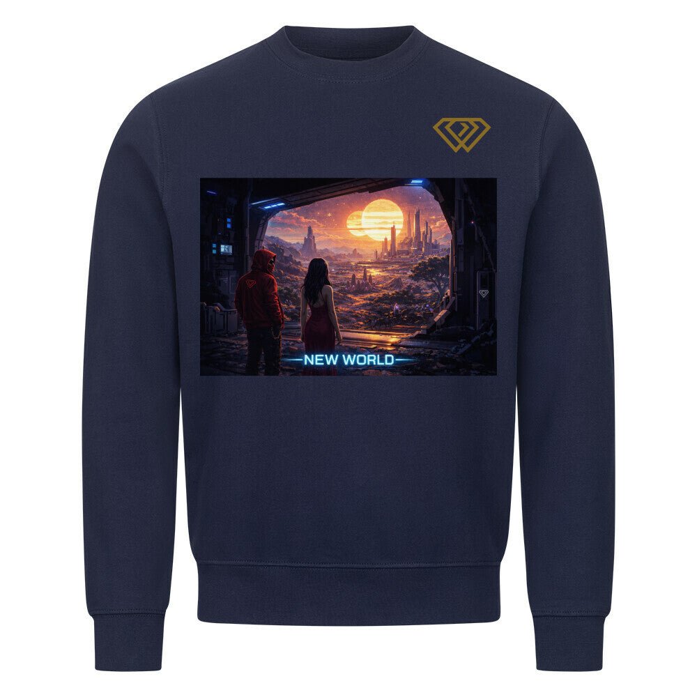 Streetwear Sweatshirt Unisex – NEW WORLD (HD01) - Hustler Design