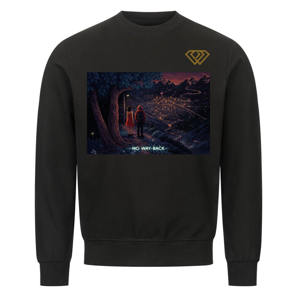 Streetwear Sweatshirt Unisex – NO WAY BACK (HD01) - Hustler Design