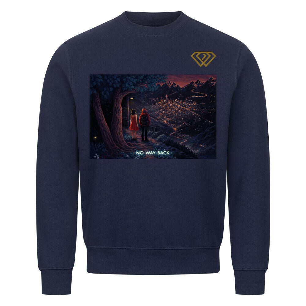 Streetwear Sweatshirt Unisex – NO WAY BACK (HD01) - Hustler Design