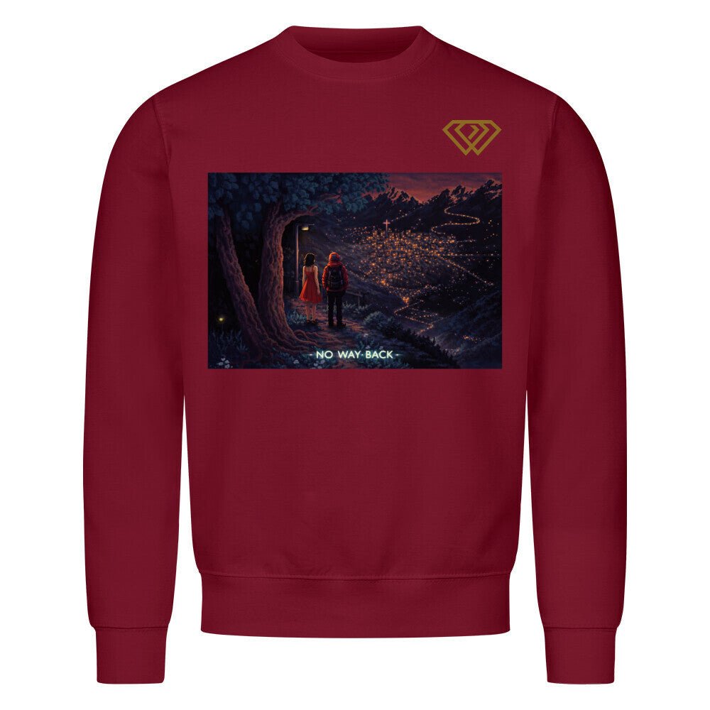 Streetwear Sweatshirt Unisex – NO WAY BACK (HD01) - Hustler Design