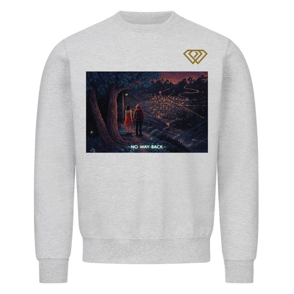 Streetwear Sweatshirt Unisex – NO WAY BACK (HD01) - Hustler Design