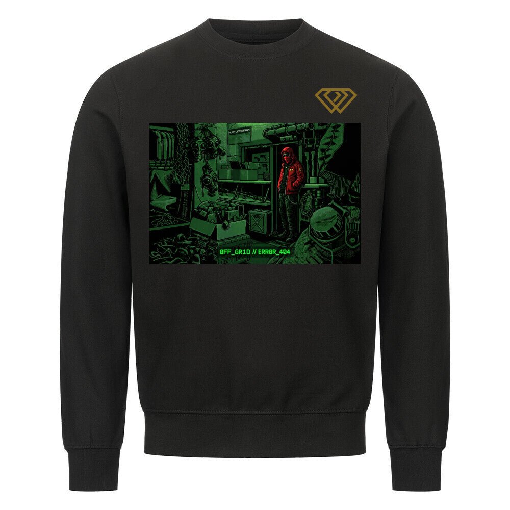 Streetwear Sweatshirt Unisex –OFF GRID//ERROR_404 (HD01) - Hustler Design