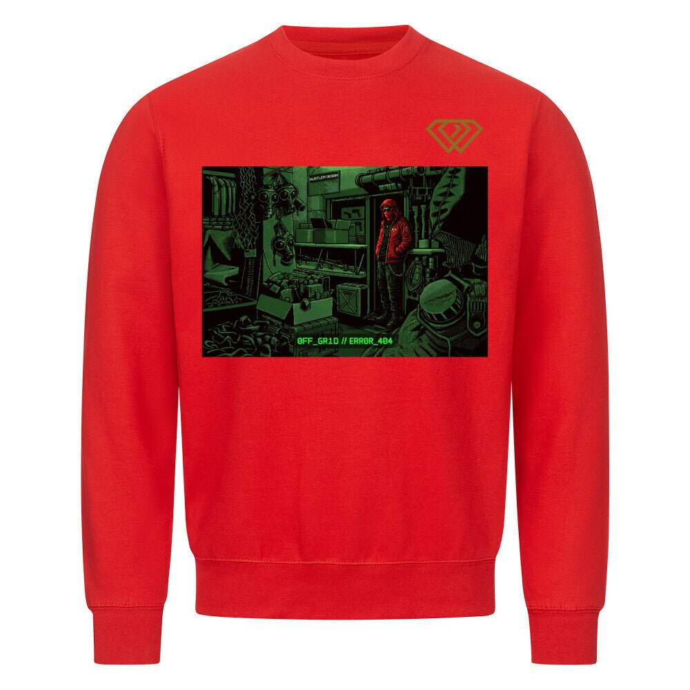 Streetwear Sweatshirt Unisex –OFF GRID//ERROR_404 (HD01) - Hustler Design