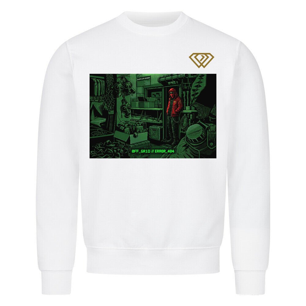Streetwear Sweatshirt Unisex –OFF GRID//ERROR_404 (HD01) - Hustler Design