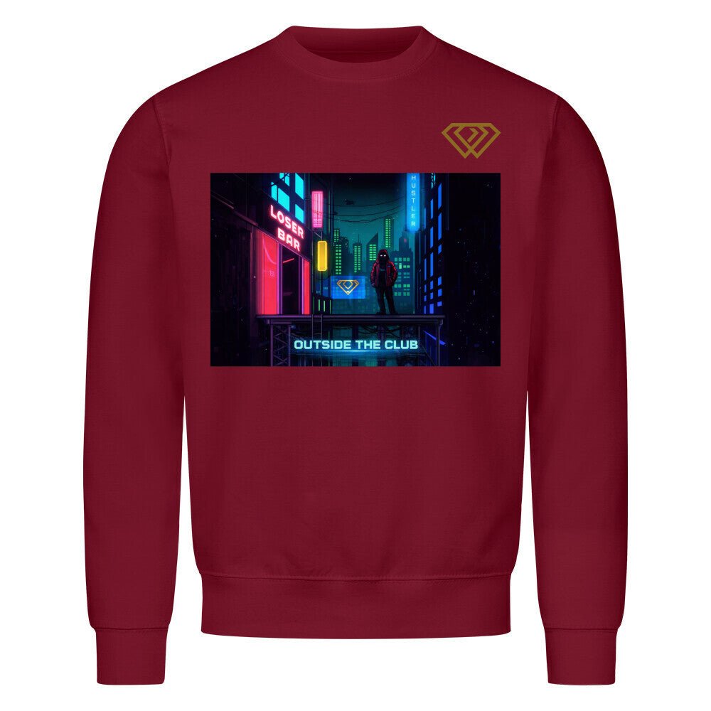 Streetwear Sweatshirt Unisex – OUTSIDE THE CLUB (HD01) - Hustler Design
