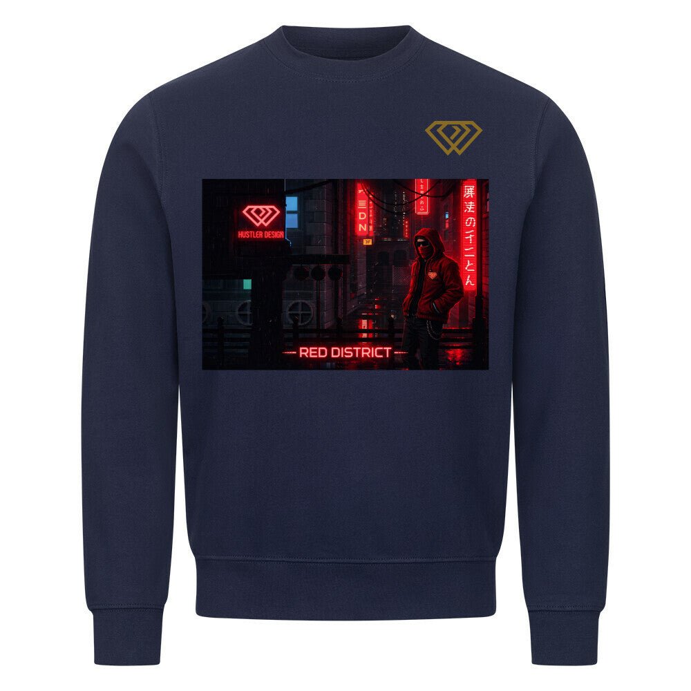 Streetwear Sweatshirt Unisex – RED DISTRICT (HD01) - Hustler Design