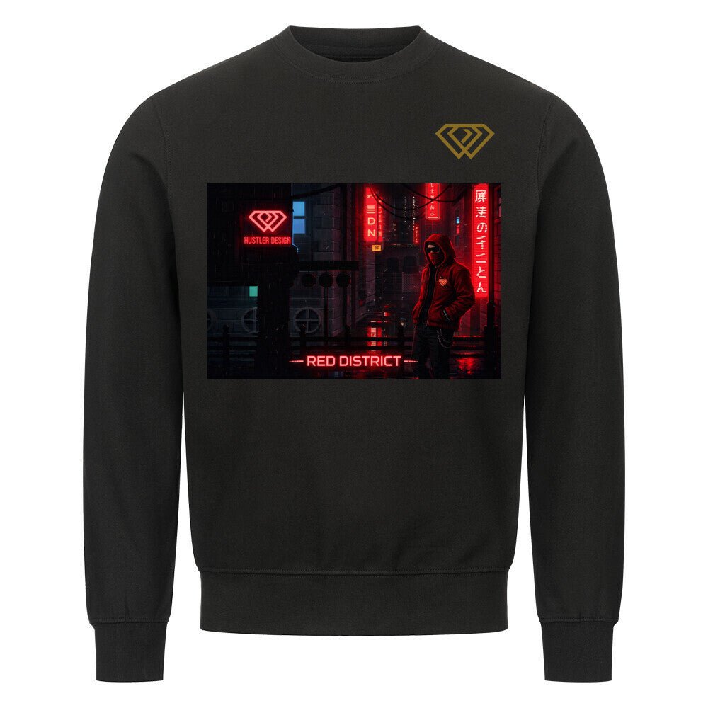 Streetwear Sweatshirt Unisex – RED DISTRICT (HD01) - Hustler Design