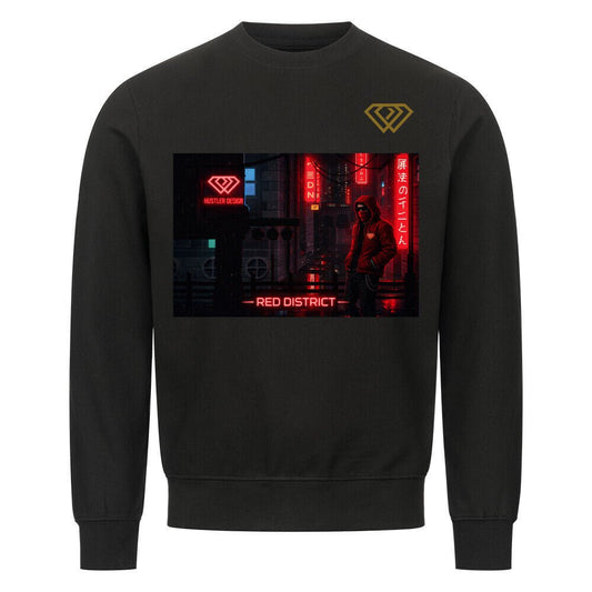Streetwear Sweatshirt Unisex – RED DISTRICT (HD01) - Hustler Design