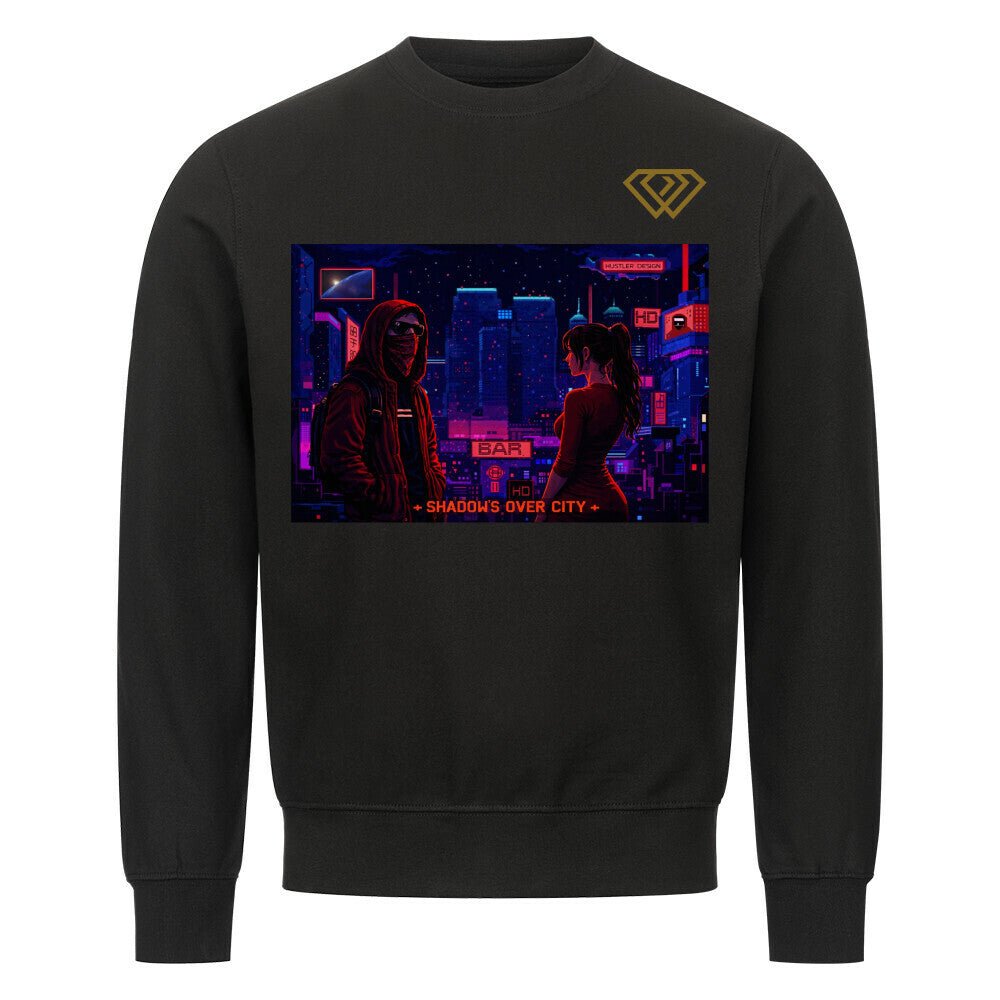 Streetwear Sweatshirt Unisex – SHADOWS OVER CITY (HD01) - Hustler Design
