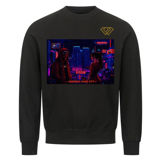 Streetwear Sweatshirt Unisex – SHADOWS OVER CITY (HD01) - Hustler Design