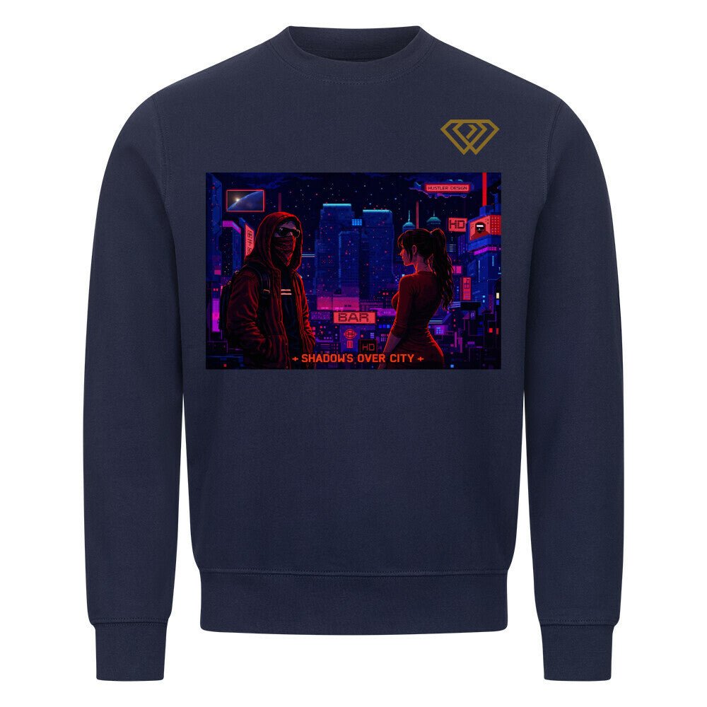 Streetwear Sweatshirt Unisex – SHADOWS OVER CITY (HD01) - Hustler Design