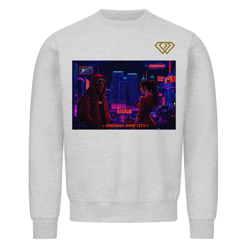 Streetwear Sweatshirt Unisex – SHADOWS OVER CITY (HD01) - Hustler Design