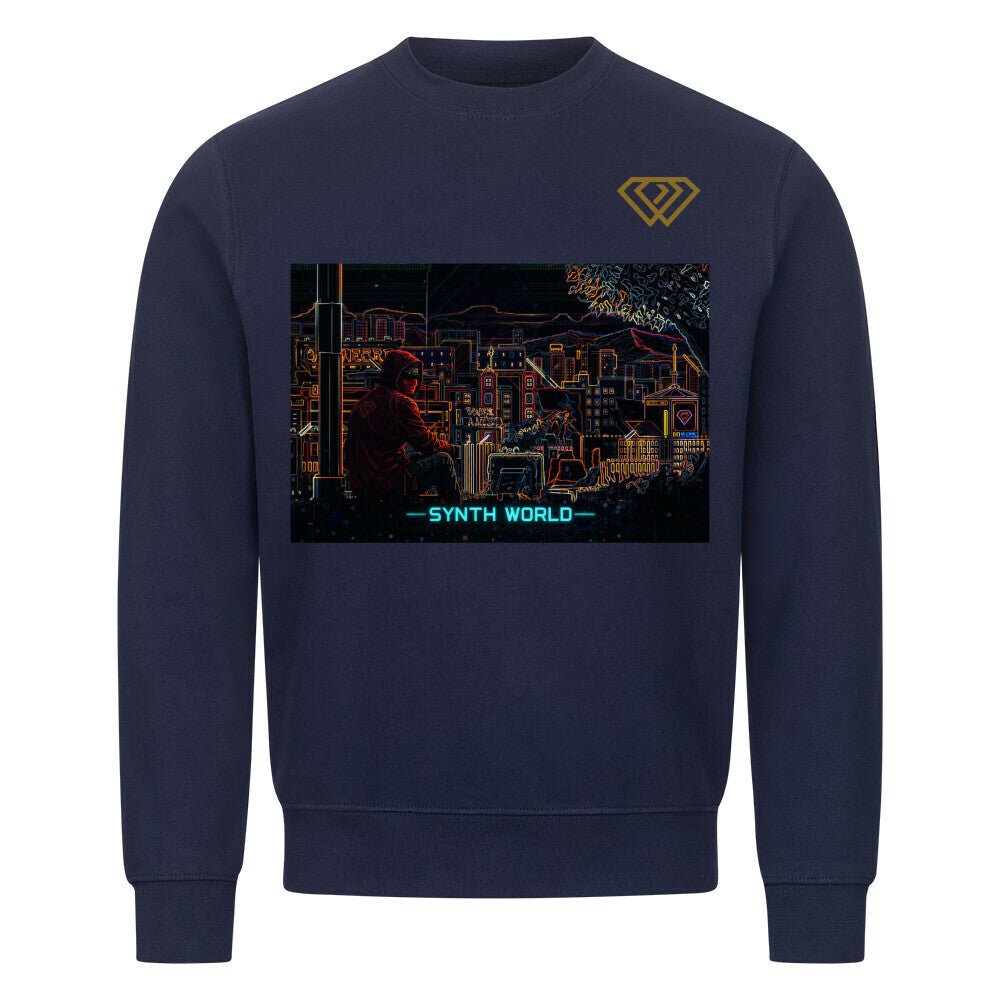 Streetwear Sweatshirt Unisex – SYNTH WORLD (HD01) - Hustler Design