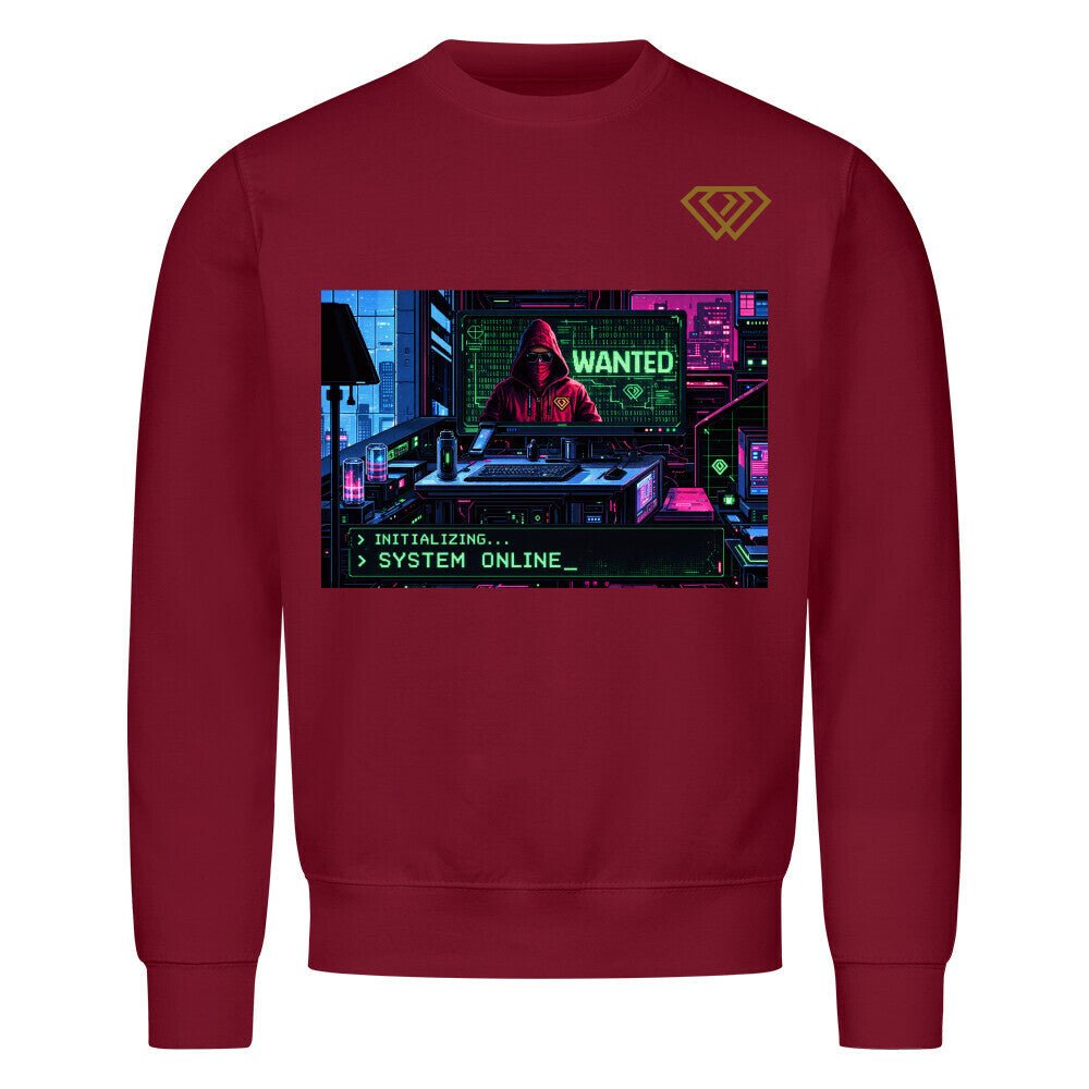 Streetwear Sweatshirt Unisex – SYSTEM ONLINE (HD01) - Hustler Design