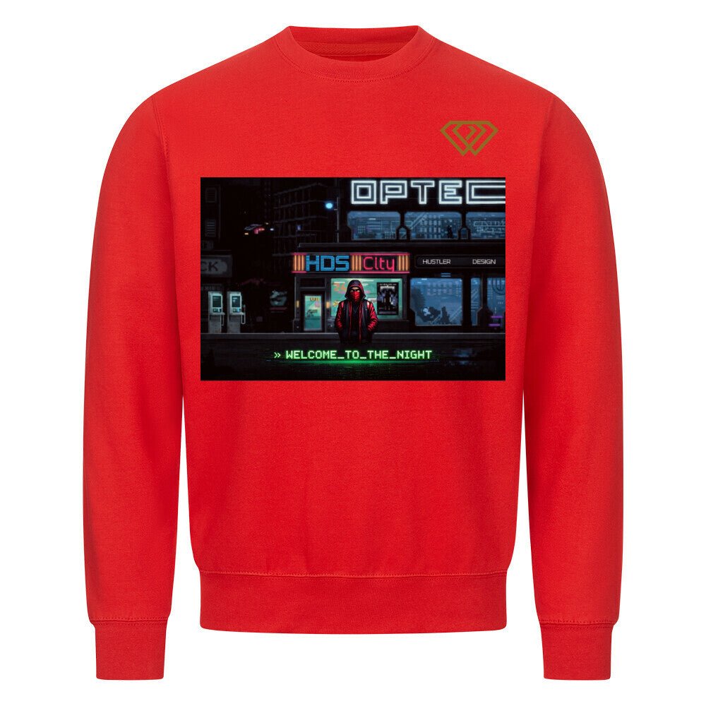 Streetwear Sweatshirt Unisex – WELCOME TO THE NIGHT (HD01) - Hustler Design