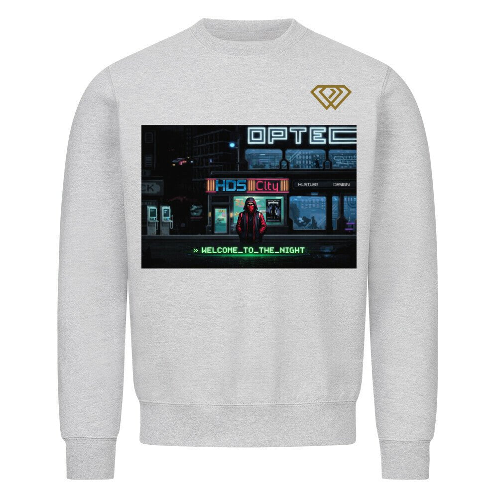 Streetwear Sweatshirt Unisex – WELCOME TO THE NIGHT (HD01) - Hustler Design