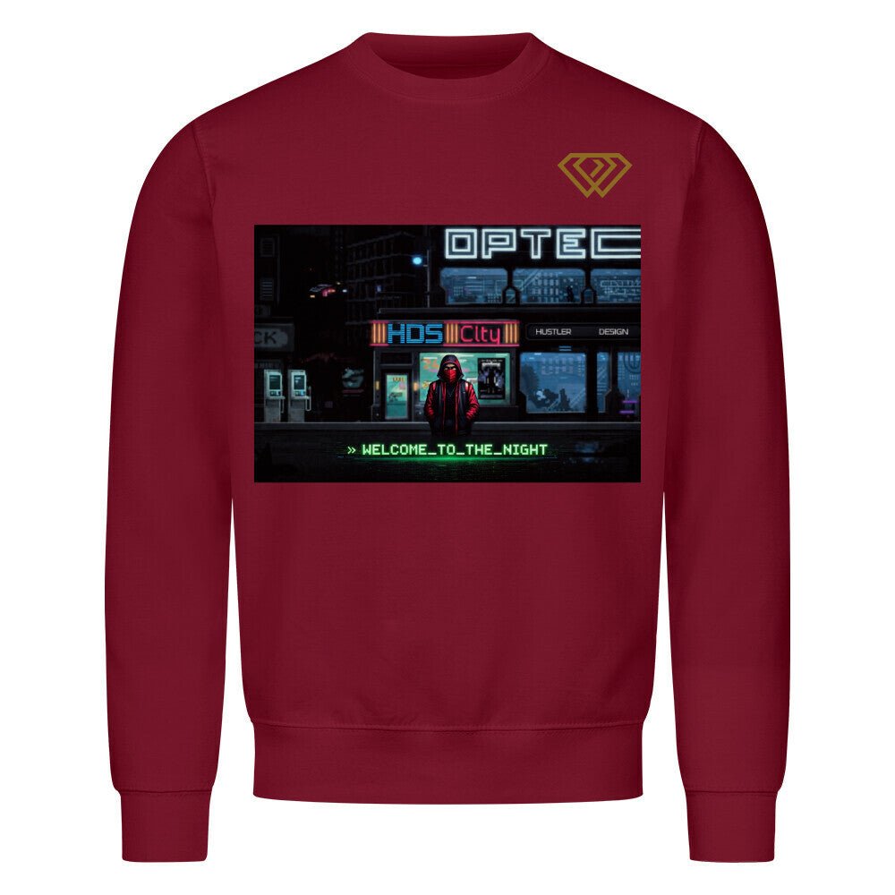 Streetwear Sweatshirt Unisex – WELCOME TO THE NIGHT (HD01) - Hustler Design
