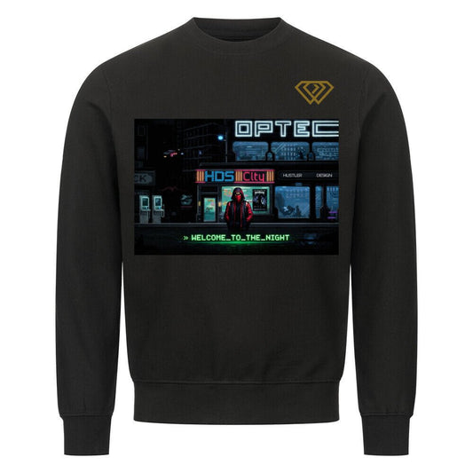 Streetwear Sweatshirt Unisex – WELCOME TO THE NIGHT (HD01) - Hustler Design