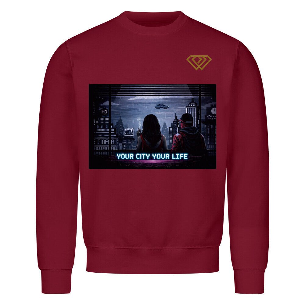 Streetwear Sweatshirt Unisex – YOUR CITY YOUR LIFE (HD01) - Hustler Design
