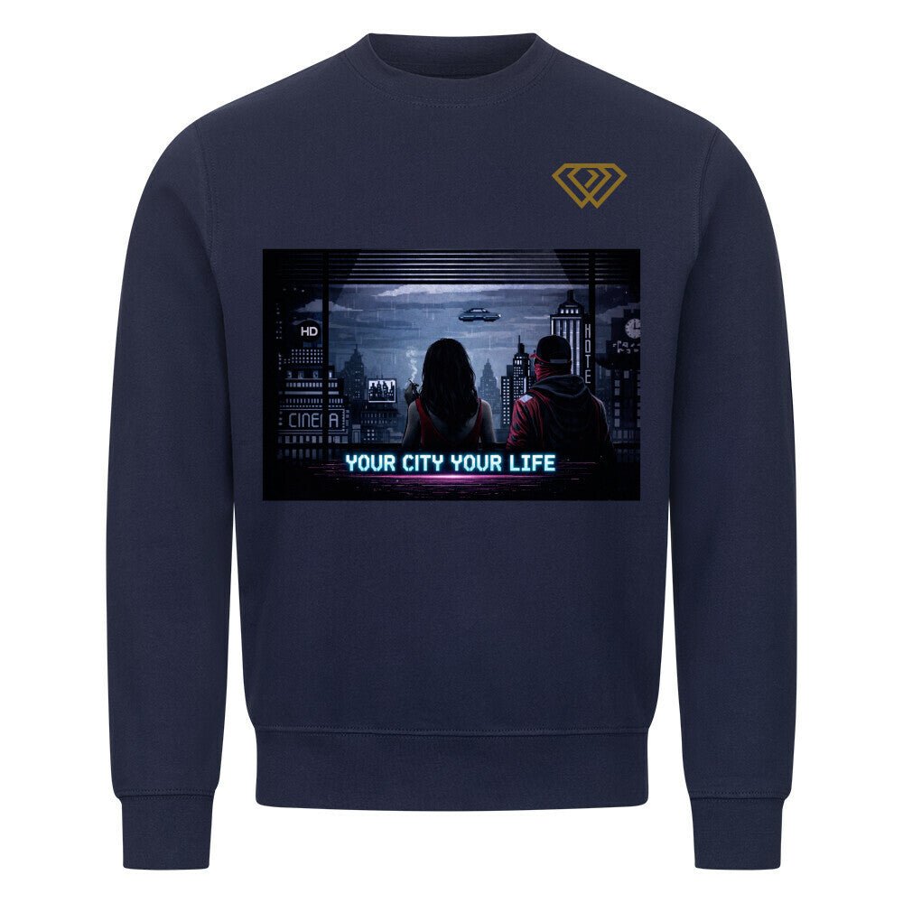 Streetwear Sweatshirt Unisex – YOUR CITY YOUR LIFE (HD01) - Hustler Design