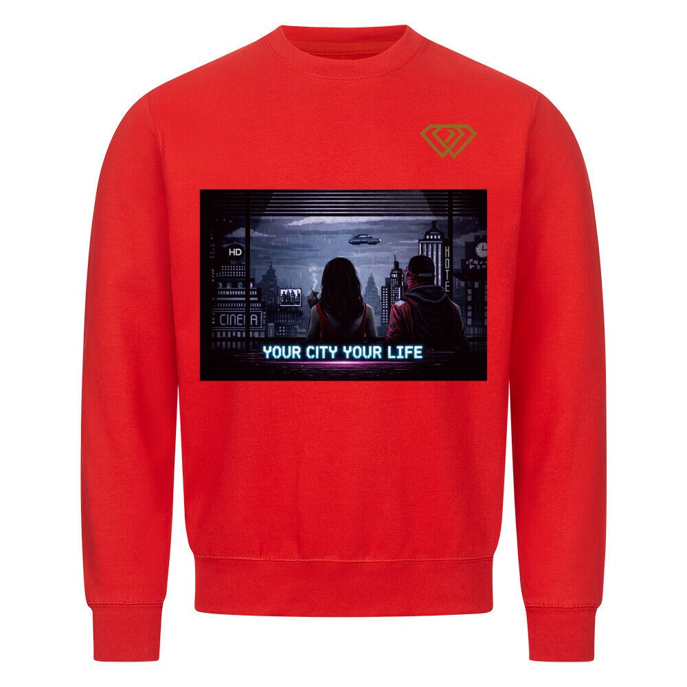 Streetwear Sweatshirt Unisex – YOUR CITY YOUR LIFE (HD01) - Hustler Design