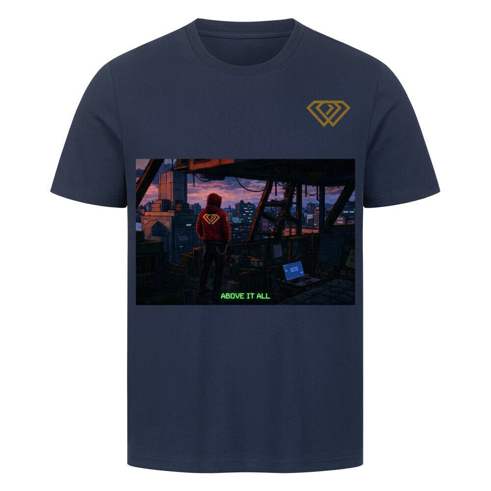 Streetwear T-Shirt Unisex – ABOVE IT ALL (HD1) - Hustler Design