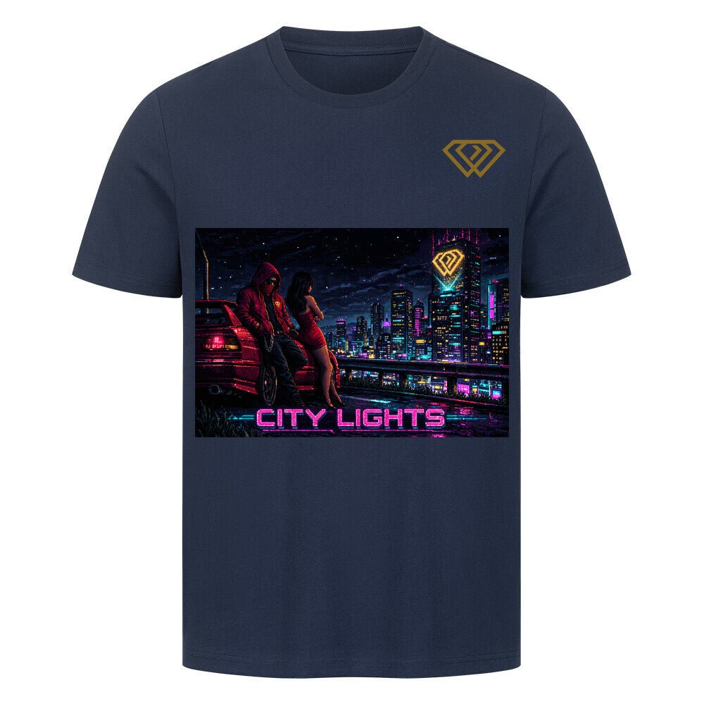 Streetwear T-Shirt Unisex – CITY LIGHTS /001 (HD1) - Hustler Design