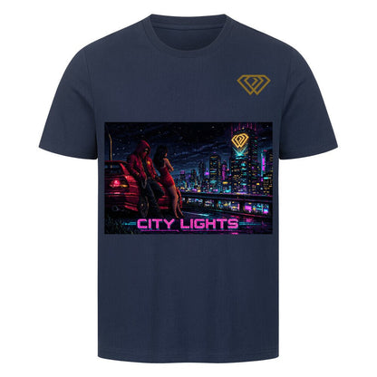 Streetwear T-Shirt Unisex – CITY LIGHTS /001 (HD1) - Hustler Design