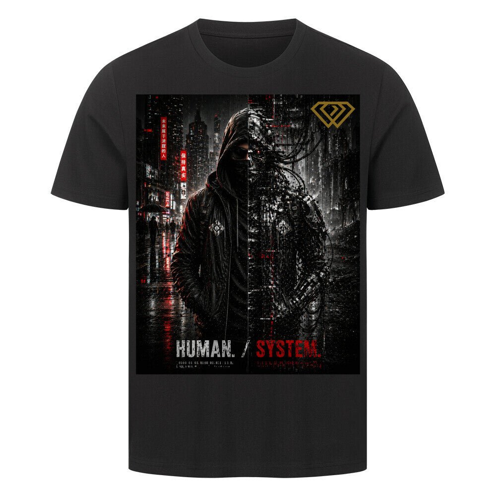 Streetwear T-Shirt Unisex – HUMAN/SYSTEM (HD3) - Hustler Design