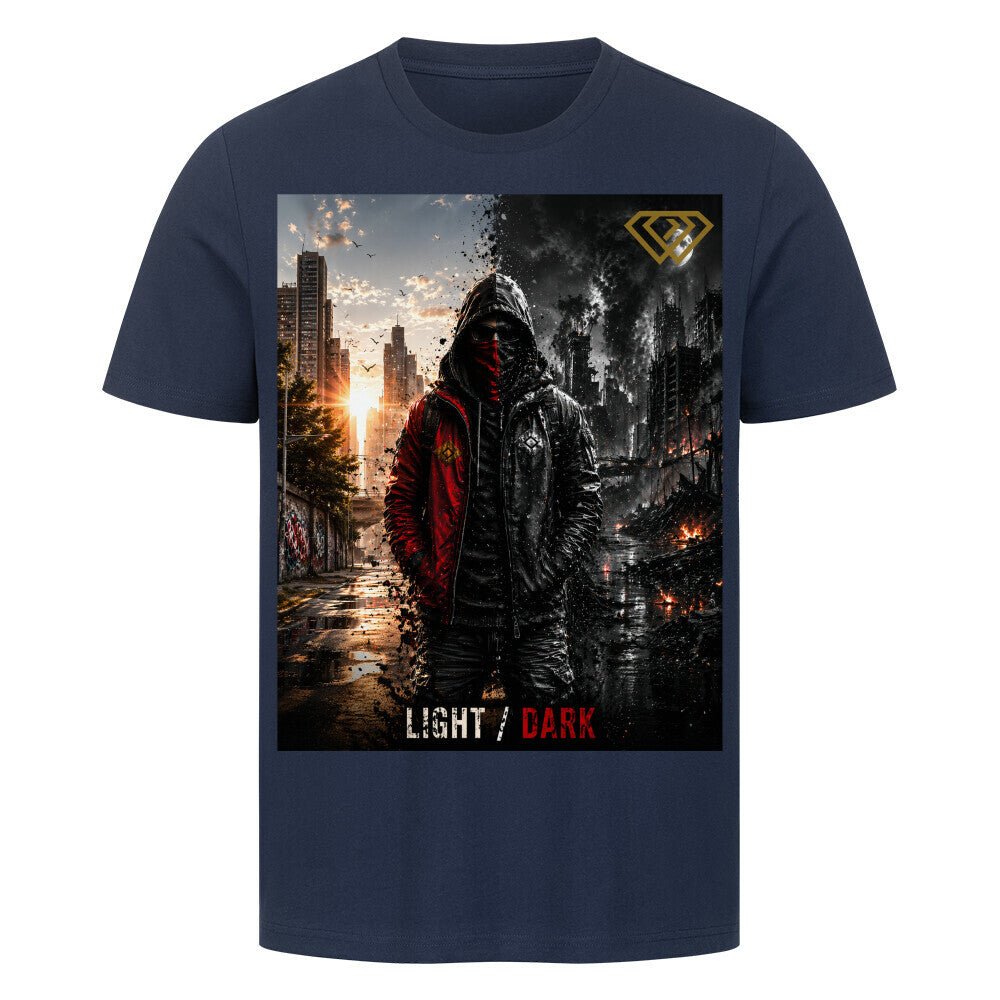 Streetwear T-Shirt Unisex – LIGHT/DARK (HD3) - Hustler Design